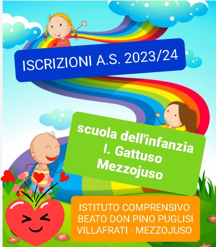 LOCANDINA ISCRIZIONE SCUOLA INFANZIA MEZZOJUSO