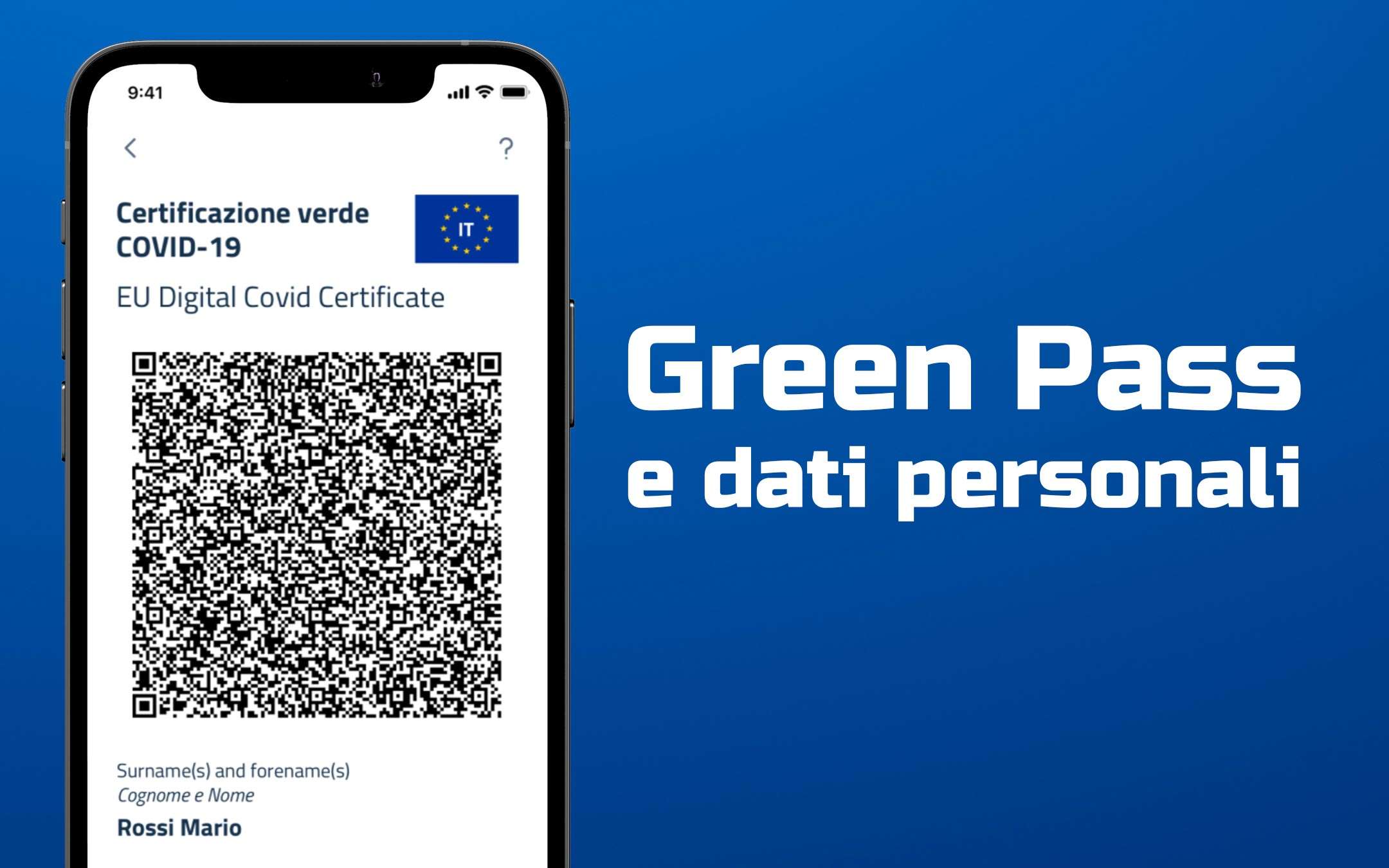 greenpass dati